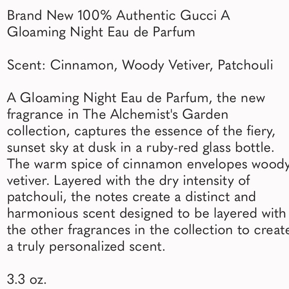 GUCCI. “A Gloaming Night” Alchemist collection. Retails $384 online & in store❤️ - Picture 8 of 16